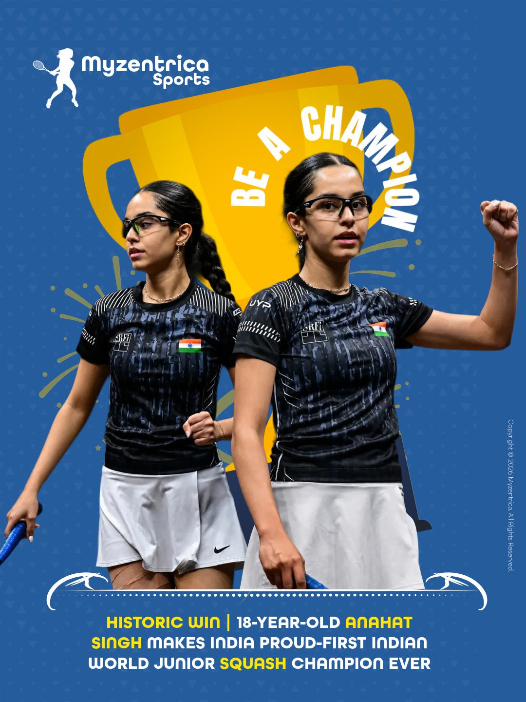 Squash Star Anahat Singh